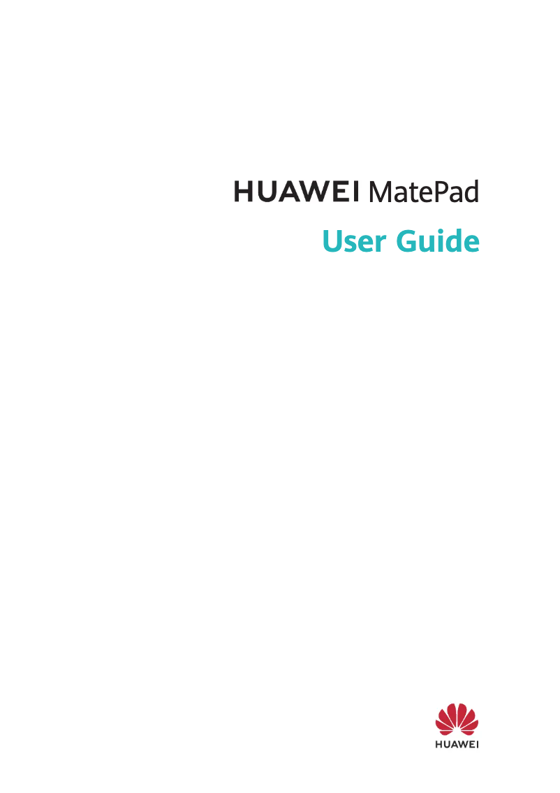 Page 1 de la notice Manuel utilisateur Huawei MatePad 10.4