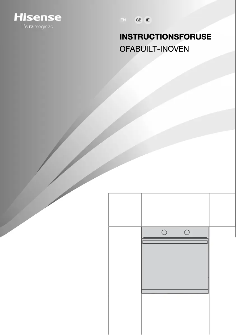 Page 1 of the manual User Manual Hisense BSA65222PXUK