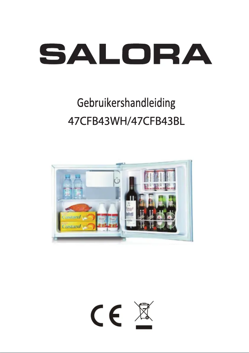 Página 1 del manual Manual de usuario Salora 47CFB43WH