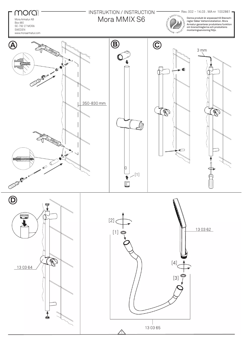Página 1 del manual Manual de usuario Mora MMIX S6