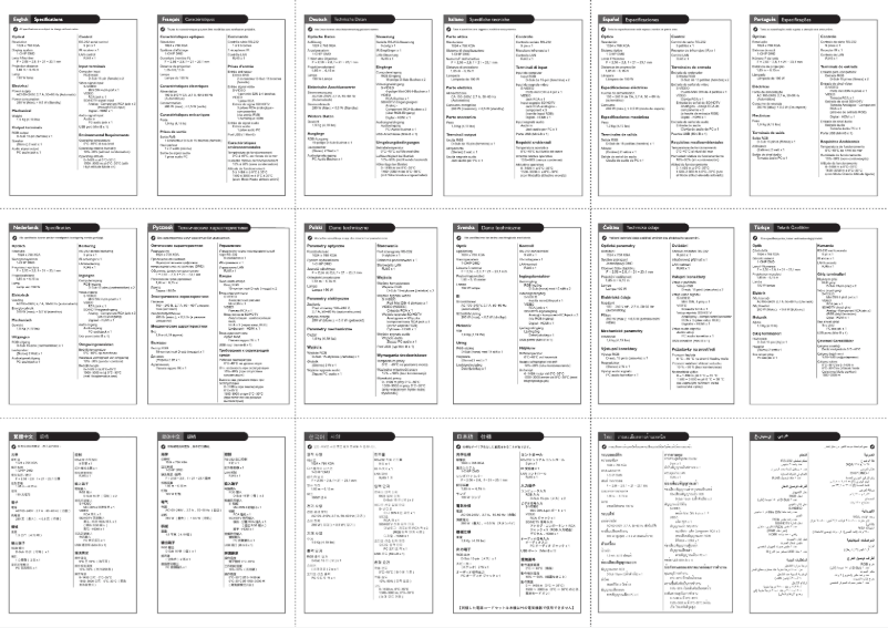 Page 1 de la notice Guide de démarrage rapide BenQ MX570