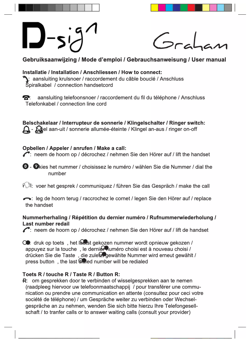 Página nº 1 - Manual de usuario Profoon Graham