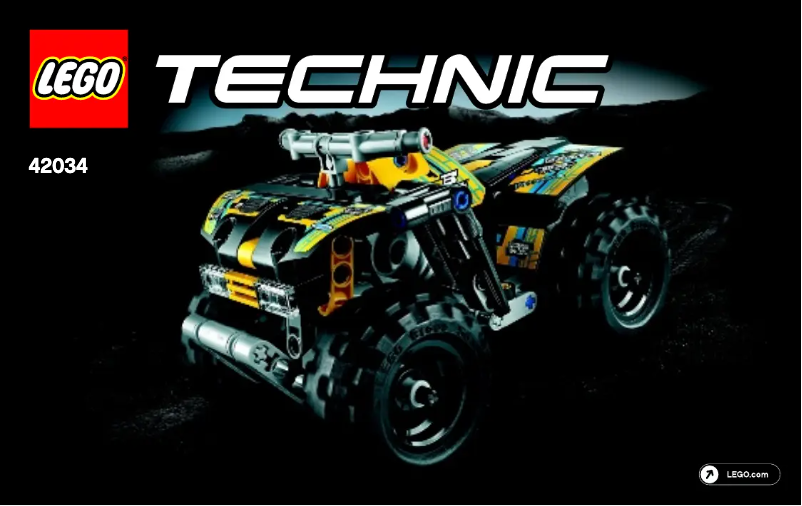 Page 1 de la notice Manuel utilisateur Lego Technic 42034
