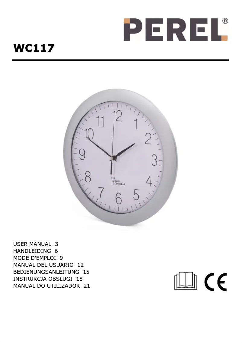 Page 1 de la notice Manuel utilisateur Perel WC117