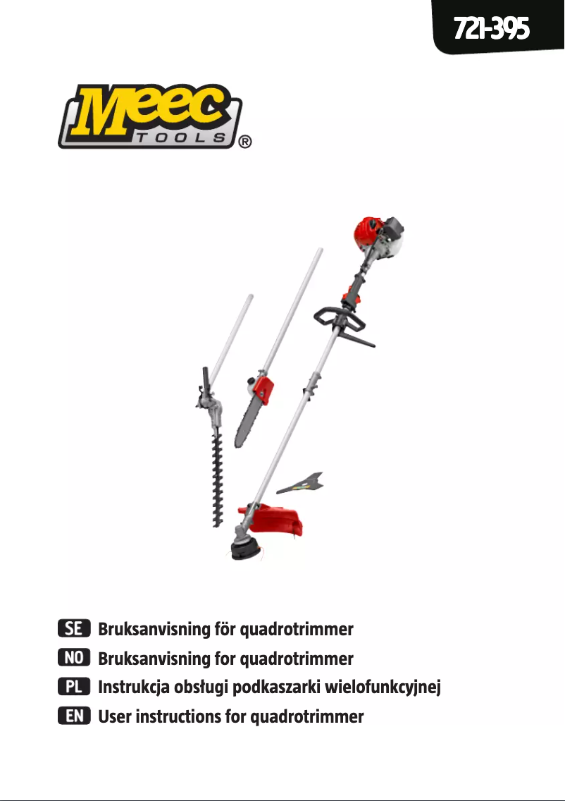 Page 1 de la notice Manuel utilisateur Meec Tools 721-395