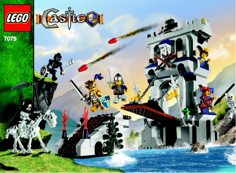 Page 1 de la notice Manuel utilisateur Lego Drawbridge Defense