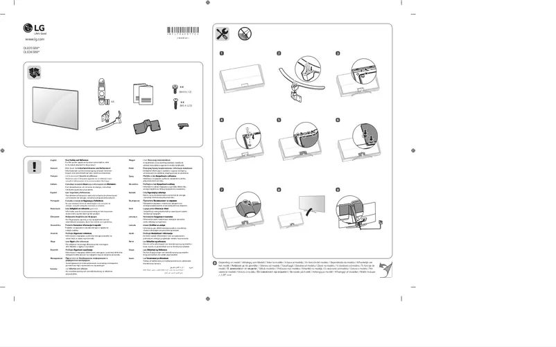 Page 1 de la notice Manuel utilisateur LG OLED55B87LC