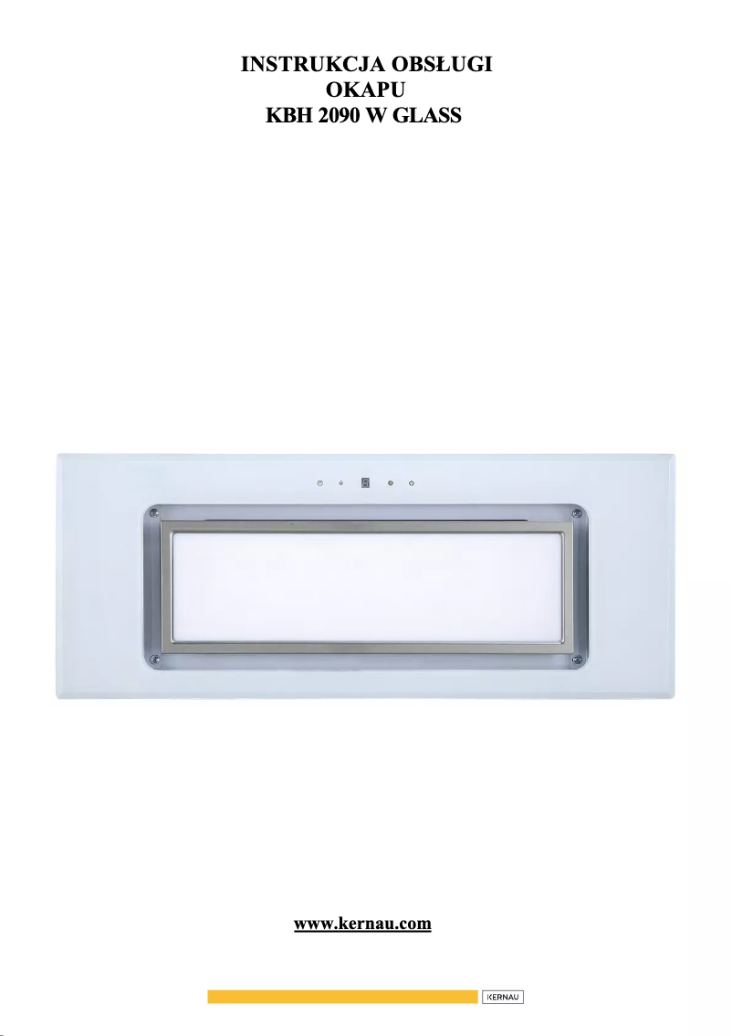 Page 1 de la notice Manuel utilisateur Kernau KBH 0860 W