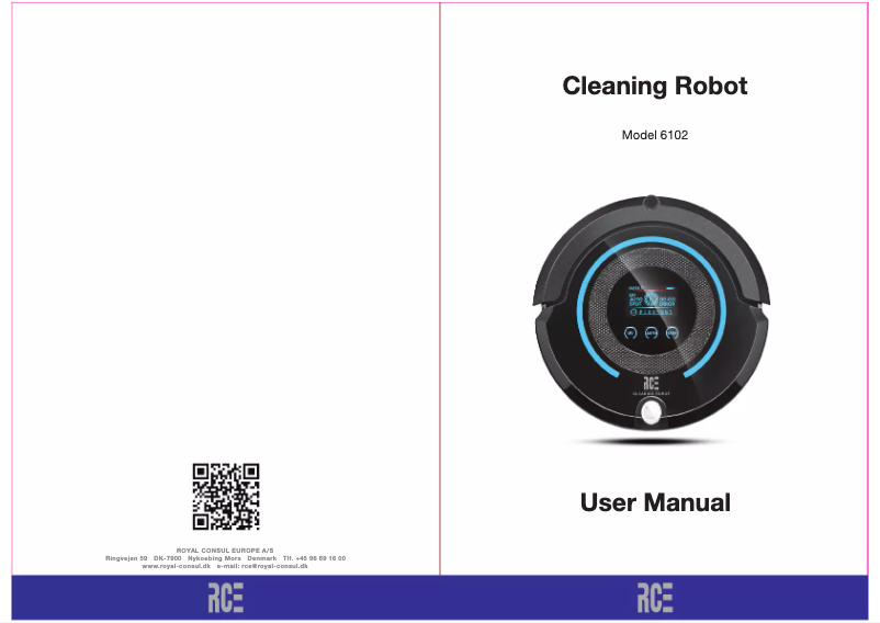 Page 1 of the manual User Manual RCE 6102