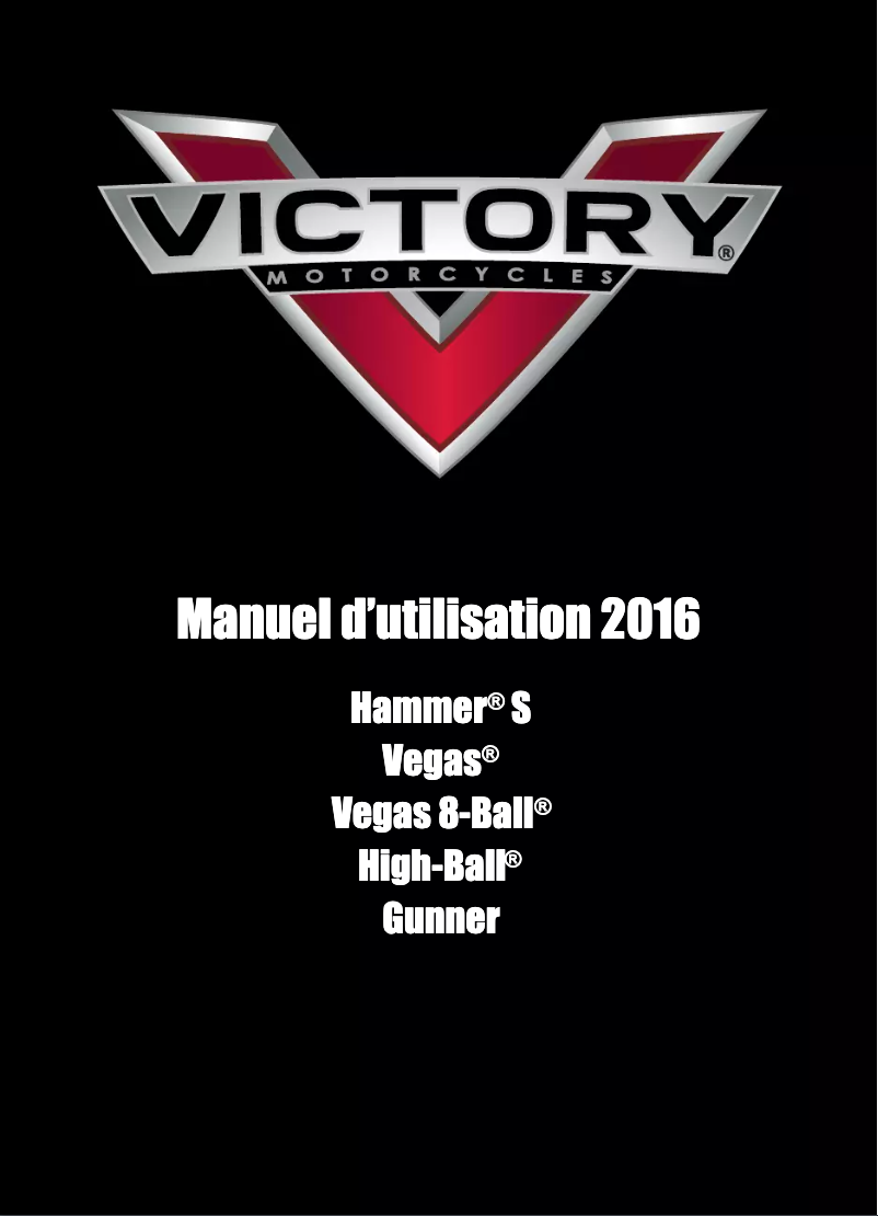 Page 1 de la notice Manuel utilisateur Victory Gunner (2016)