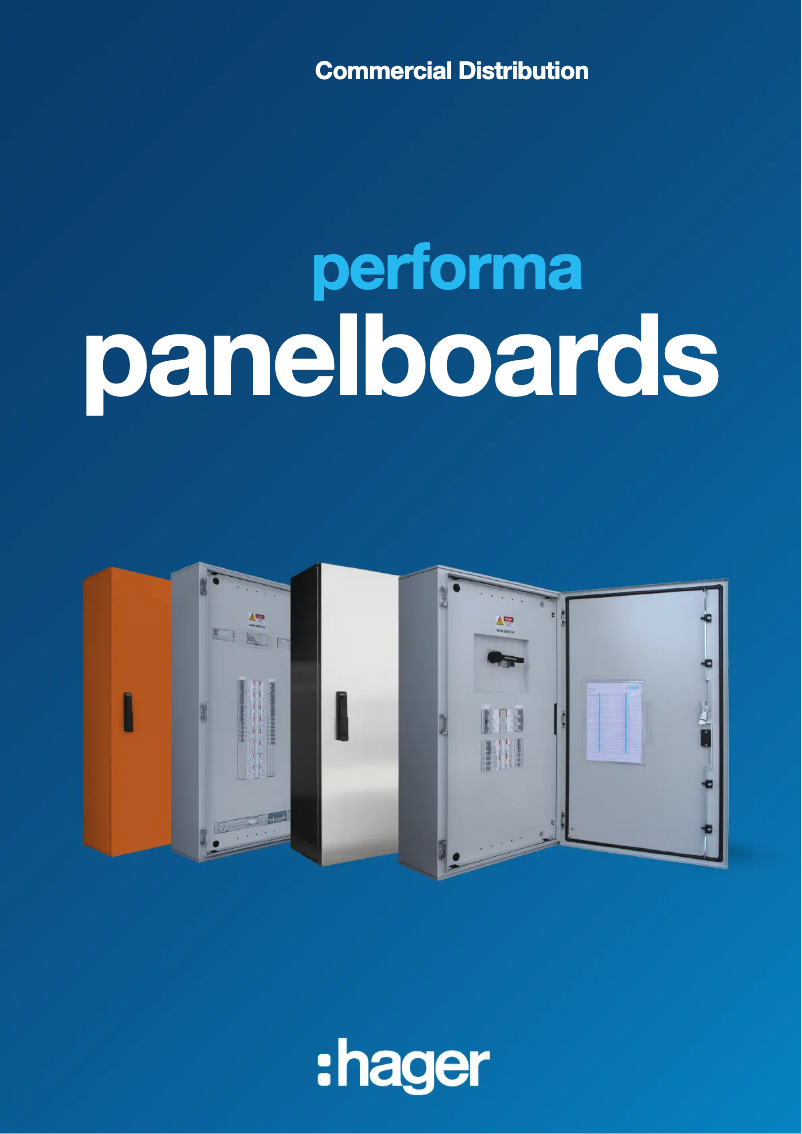 Page 1 de la notice Brochure Hager JPD2400M20DW