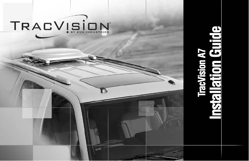 Page 1 de la notice Manuel utilisateur KVH TracVision A7