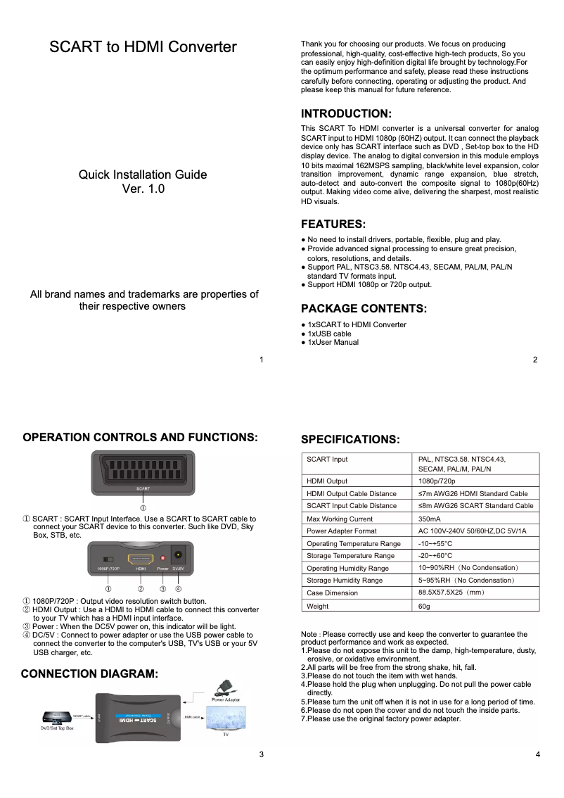 Page 1 de la notice Manuel utilisateur Micro Connect MC-SC-HM