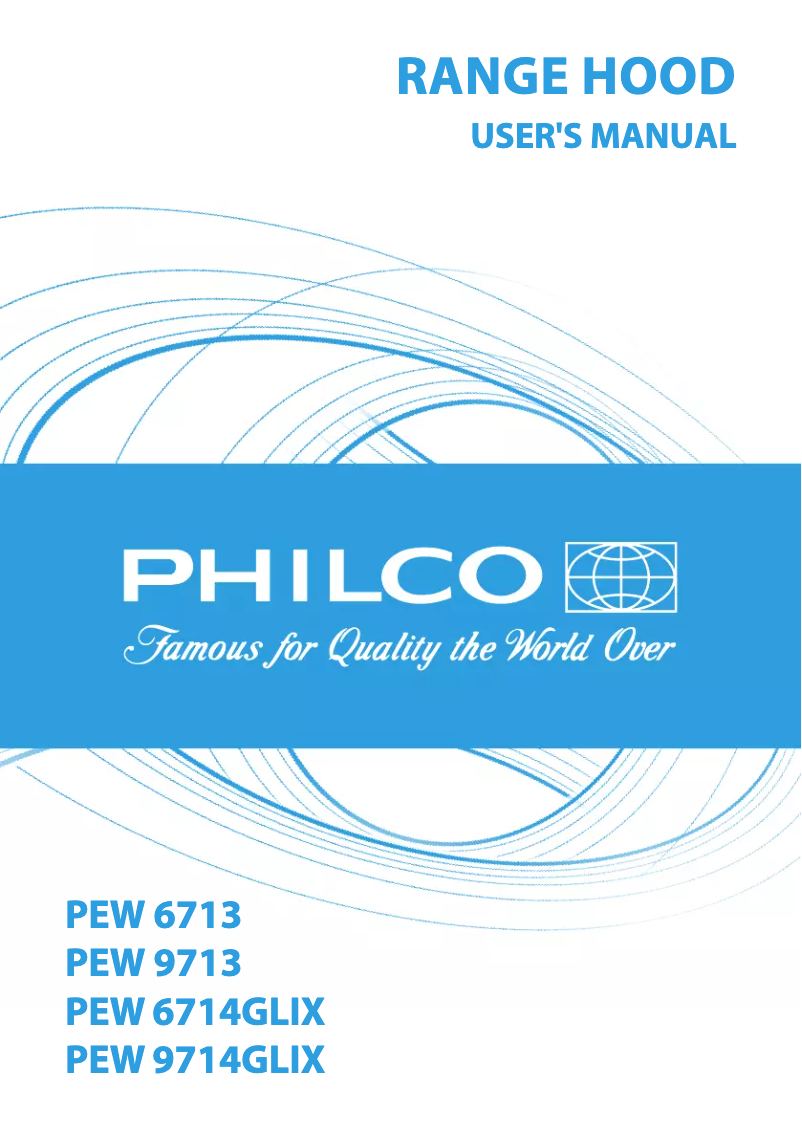 Page 1 de la notice Manuel utilisateur Philco PEW 9714 GLIX