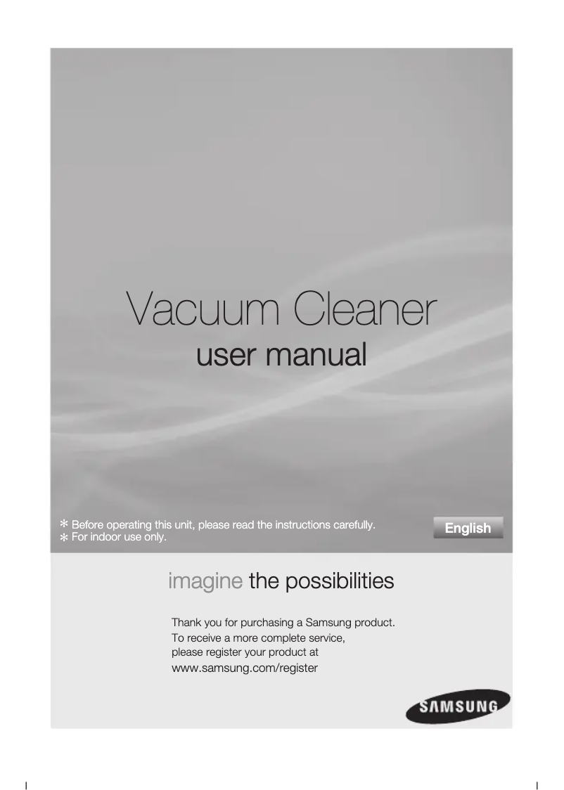 Página 1 del manual Manual de usuario Samsung SC4790