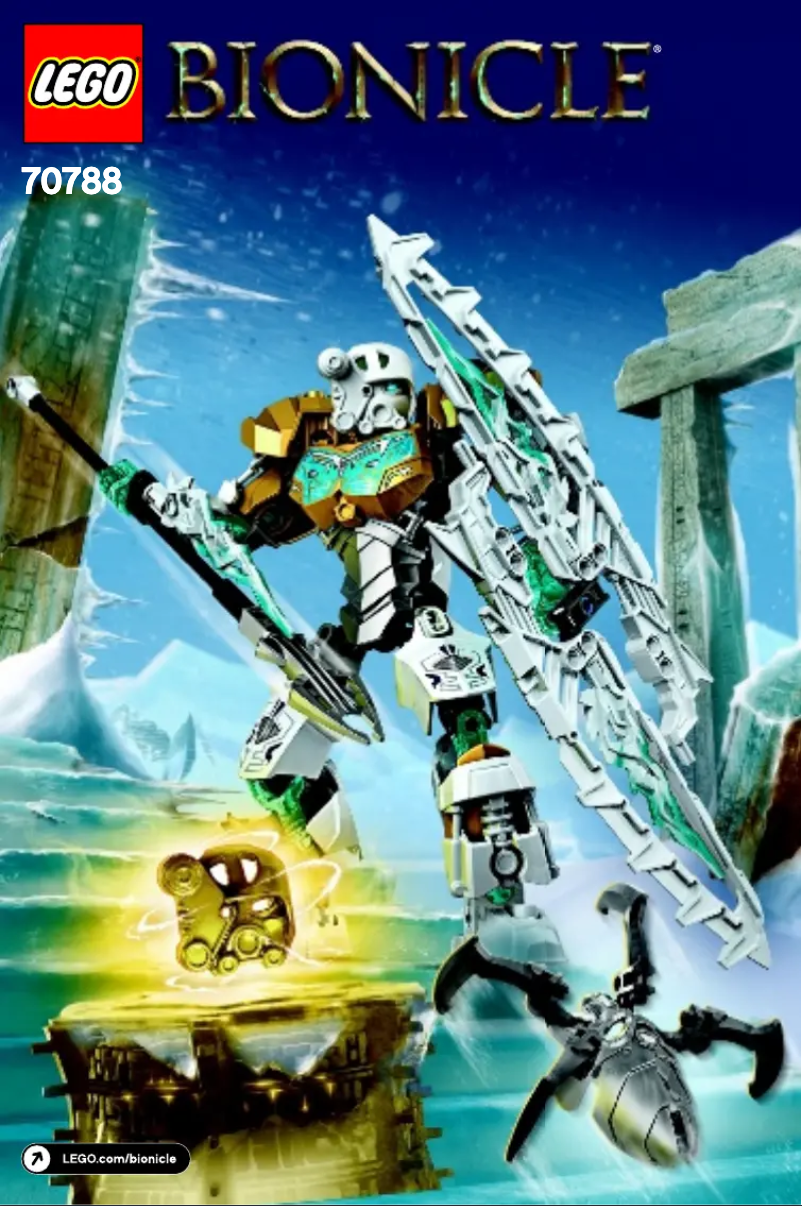 Page 1 de la notice Manuel utilisateur Lego Bionicle 70788