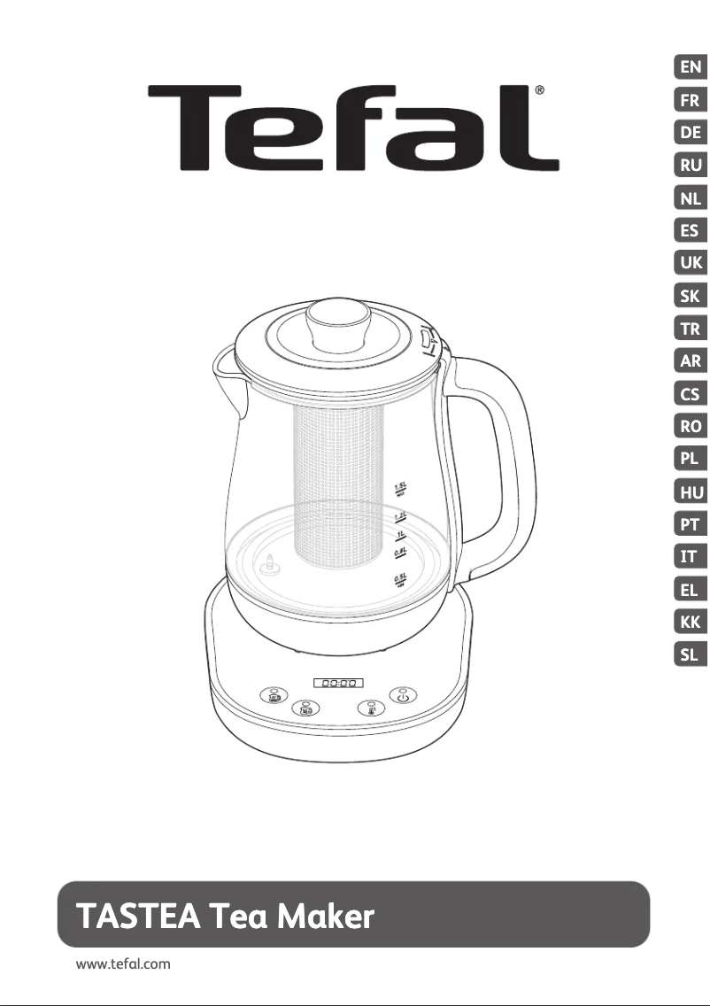 Page 1 of the manual User Manual Tefal Tastea BJ551B