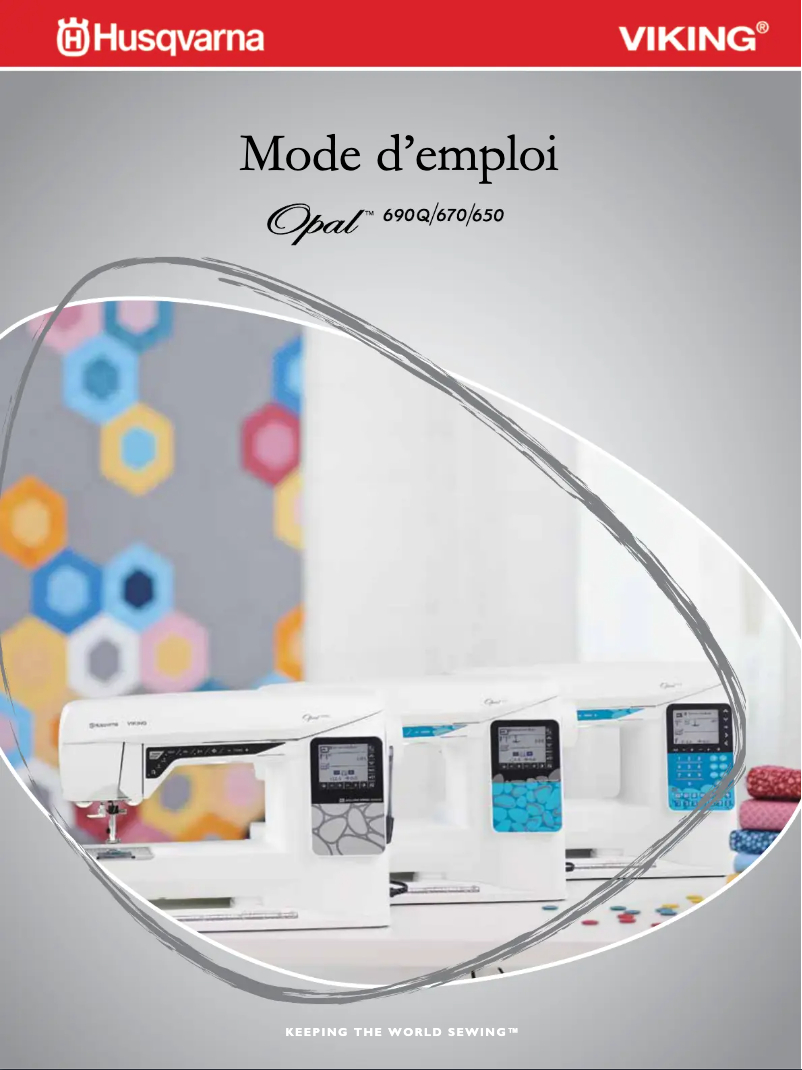 Página 1 del manual Manual de usuario Husqvarna Viking Opal 670