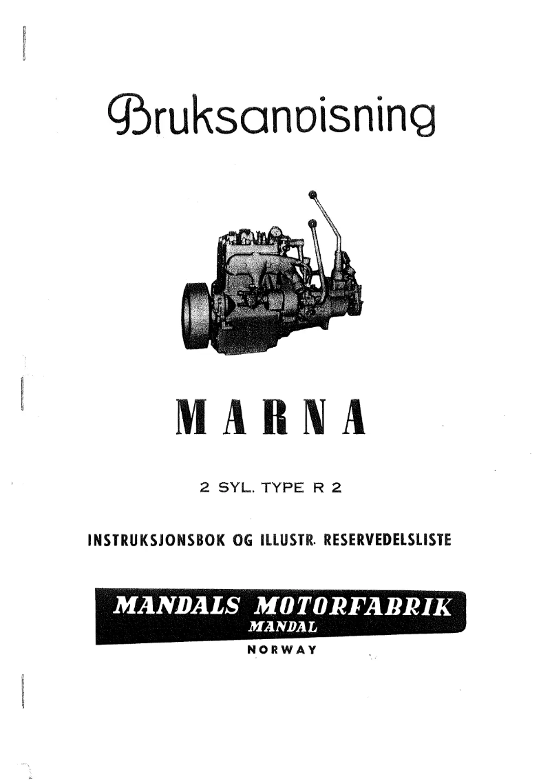 Page 1 de la notice Manuel utilisateur Marna R2