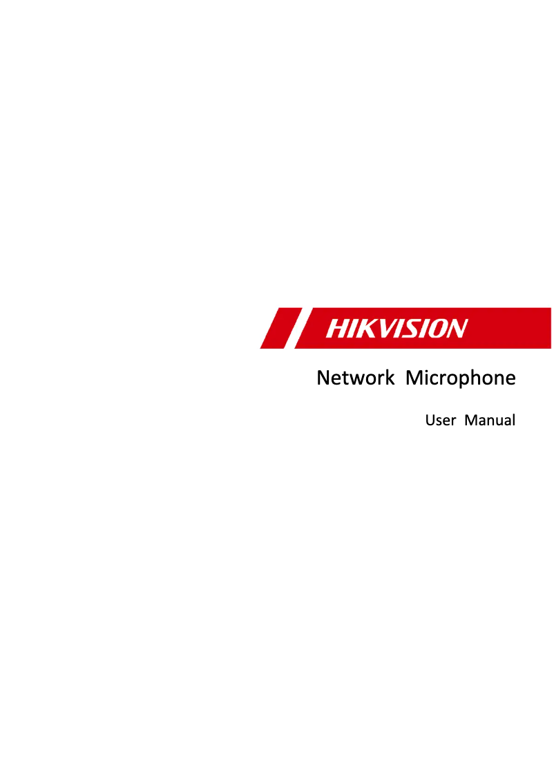 Página 1 del manual Manual de usuario Hikvision DS-UAC-M1P