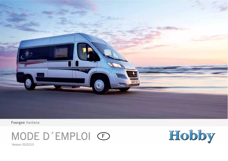Page 1 de la notice Manuel utilisateur Hobby Vantana K65 (2015)