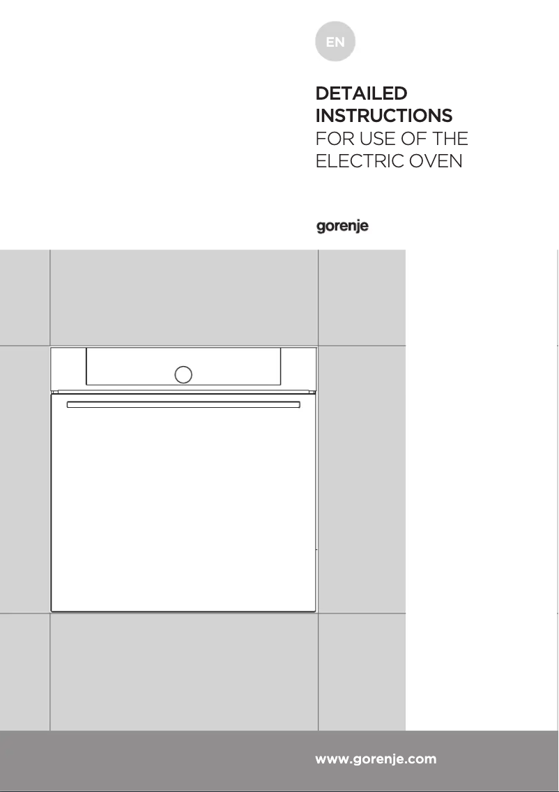 Page n°1 - Manuel utilisateur Gorenje BO789S40X