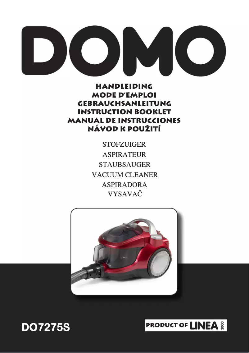 Page 1 de la notice Manuel utilisateur Domo DO7275S