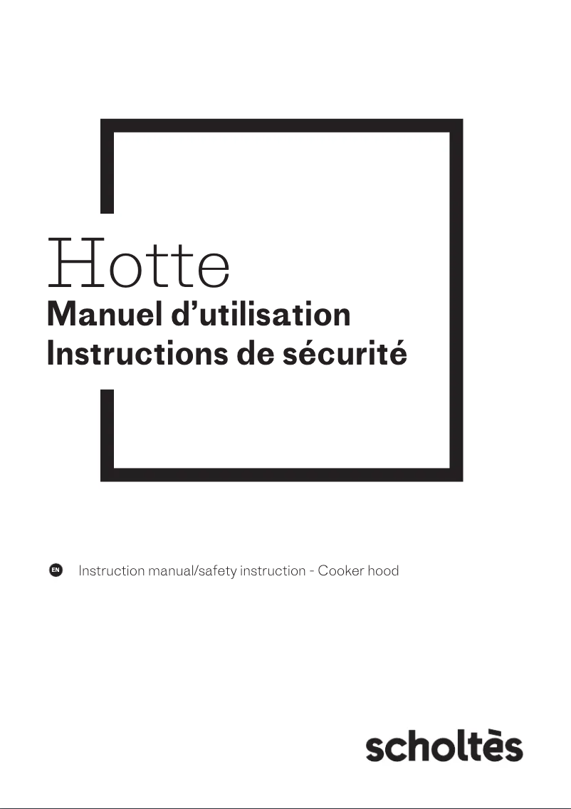 Page 1 de la notice Manuel utilisateur Scholtès SOHV1940X