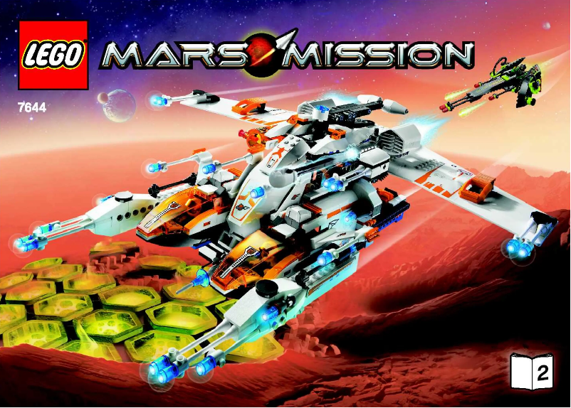 Página 1 del manual Manual de usuario Lego Mars Mission 7644
