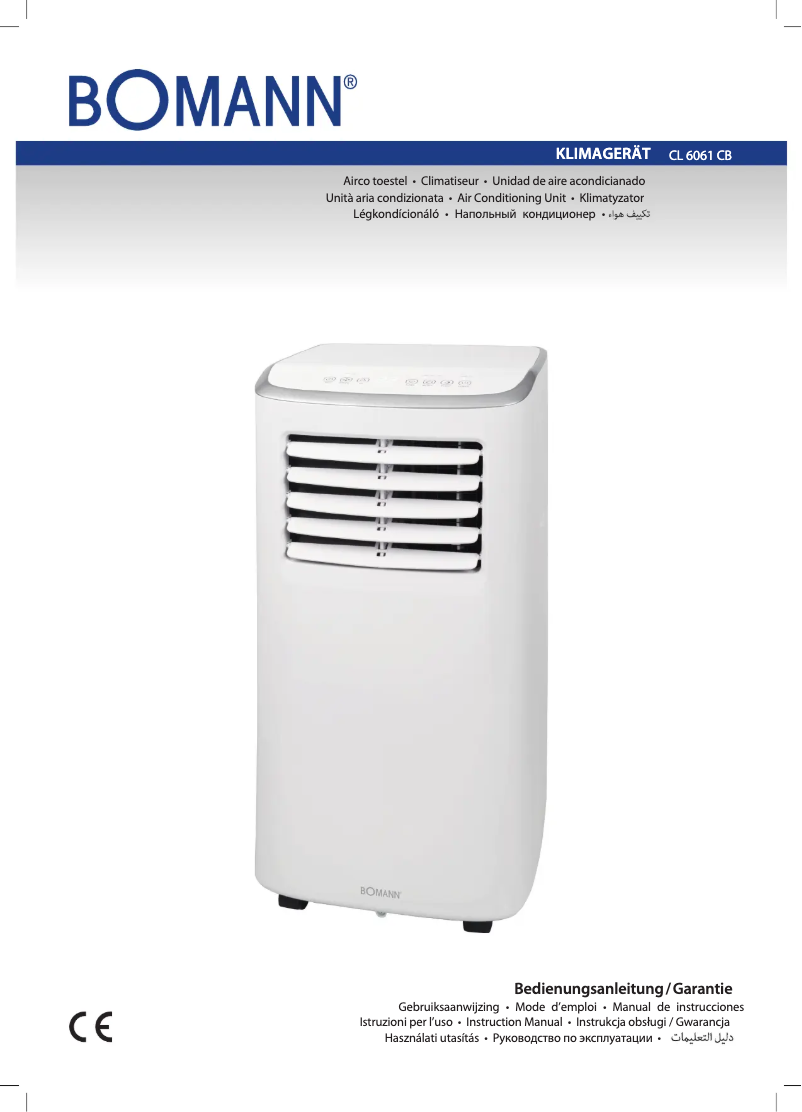Page 1 de la notice Manuel utilisateur Bomann CL 6061 CB