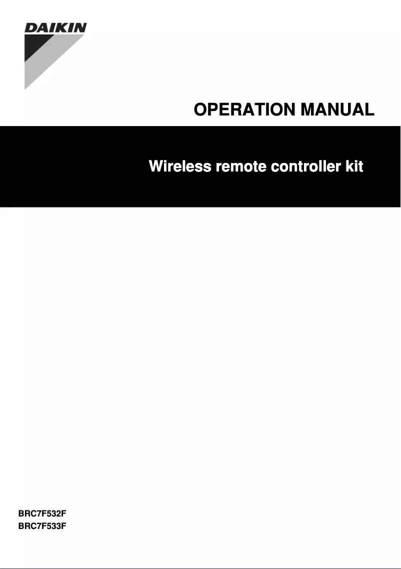 Página 1 del manual Manual de usuario Daikin FCQHG125FVEB