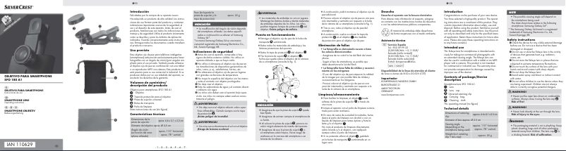 Page 1 de la notice Manuel utilisateur SilverCrest SFO 180 A1