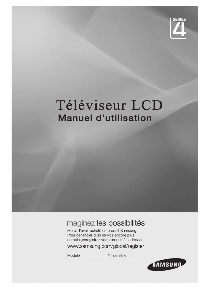 Página 1 del manual Manual de usuario Samsung LA26C450E1