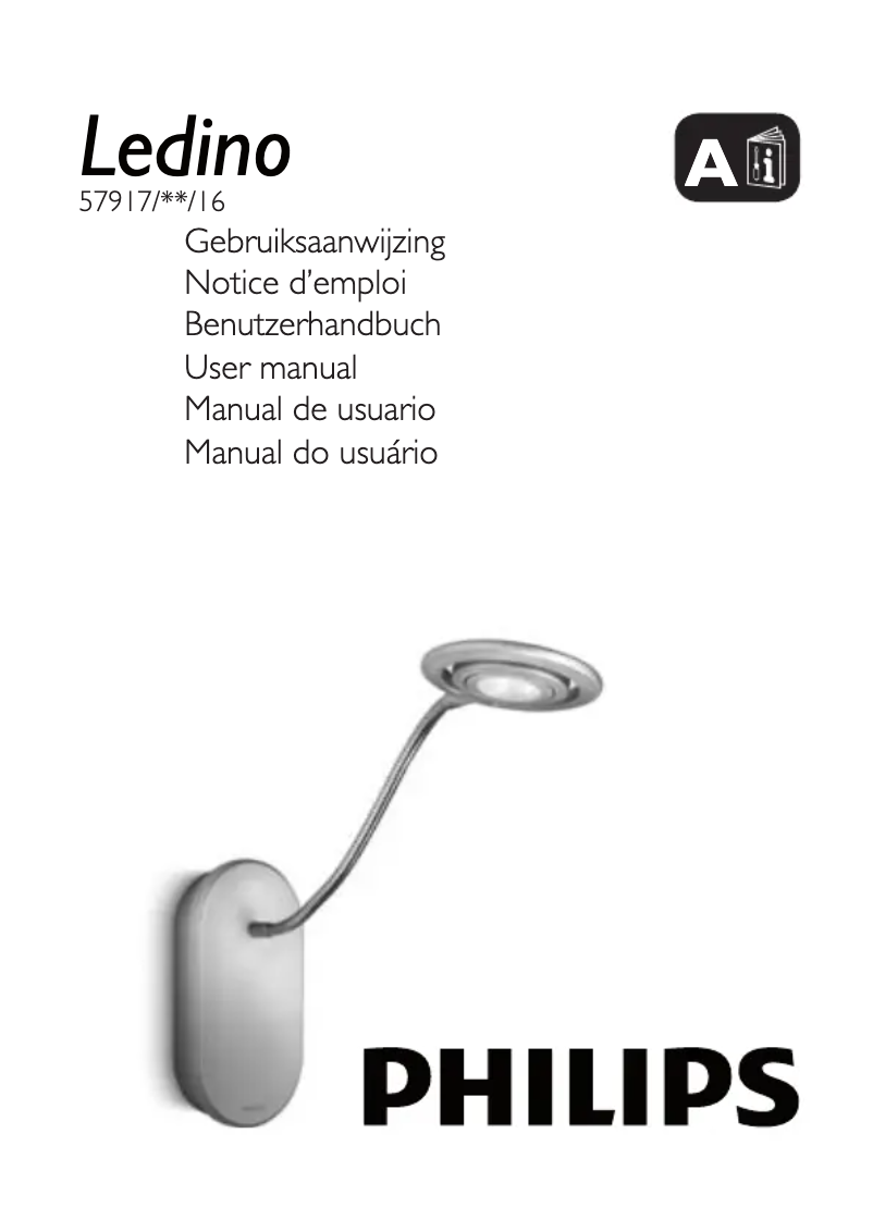 Page 1 of the manual User Manual Philips Ledino 579173116