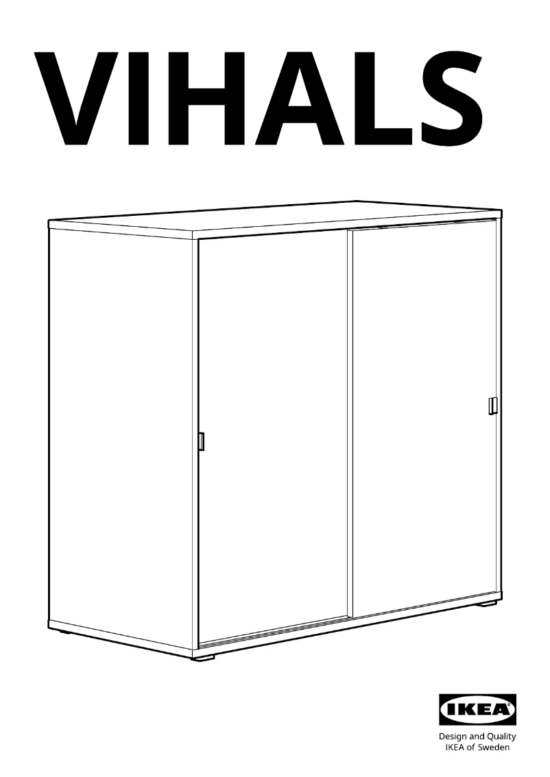 Page 1 de la notice Manuel utilisateur Ikea VIHALS 905.428.90