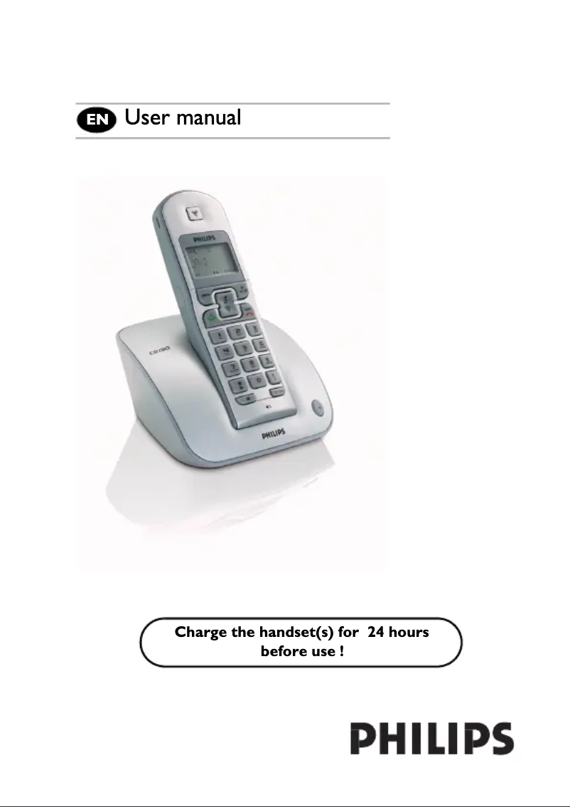 Página nº 1 - Manual de usuario Philips CD1304S