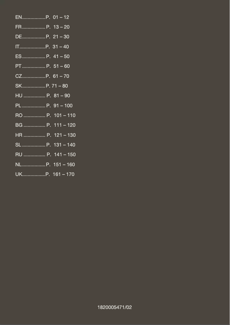 Página 1 del manual Manual de usuario Krups Virtuoso XP442C