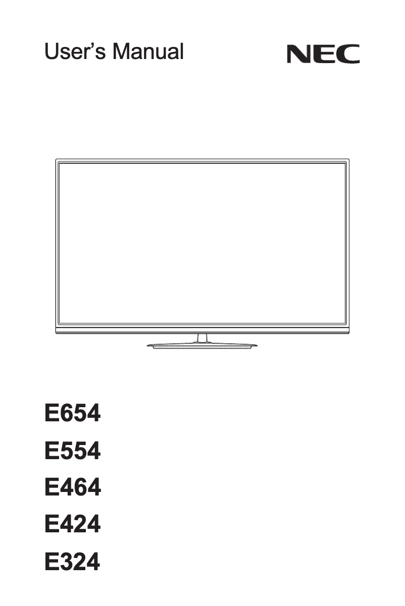 Page 1 de la notice Mode d'emploi NEC MultiSync E464