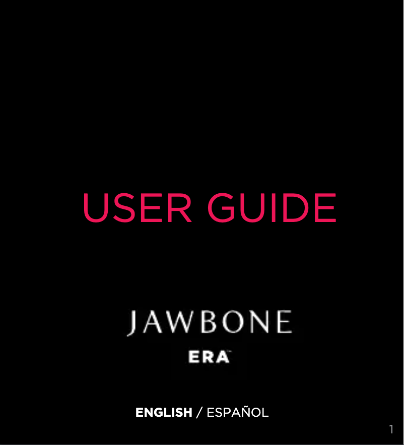 Página 1 del manual Manual de usuario Jawbone Era Perfect