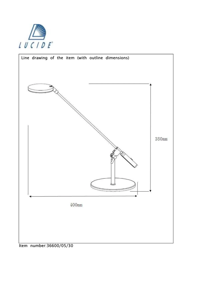 Página 1 del manual Manual de usuario Lucide Stratos