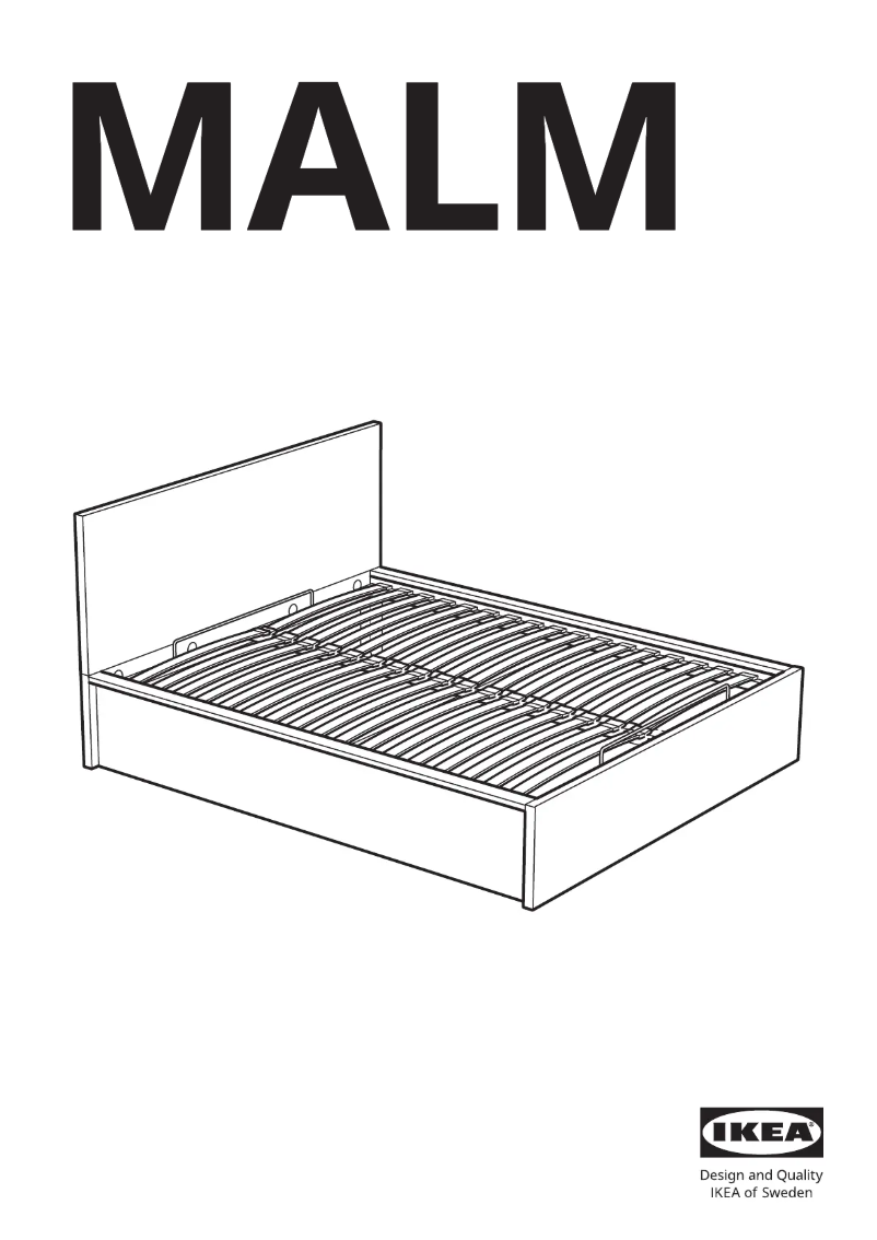 Page 1 de la notice Manuel utilisateur Ikea MALM 904.048.17