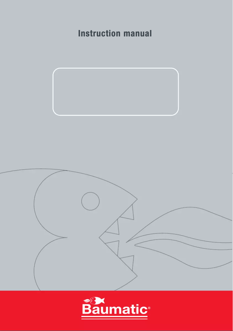 Page 1 de la notice Manuel utilisateur Baumatic P44SS