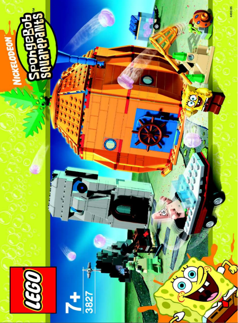 Page 1 de la notice Manuel utilisateur Lego Spongebob 3827