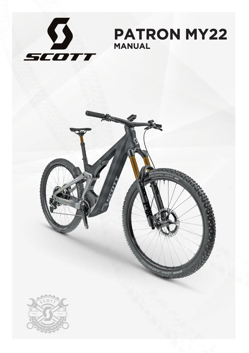 Page 1 de la notice Manuel utilisateur Scott Axis eRIDE EVO Tour FS