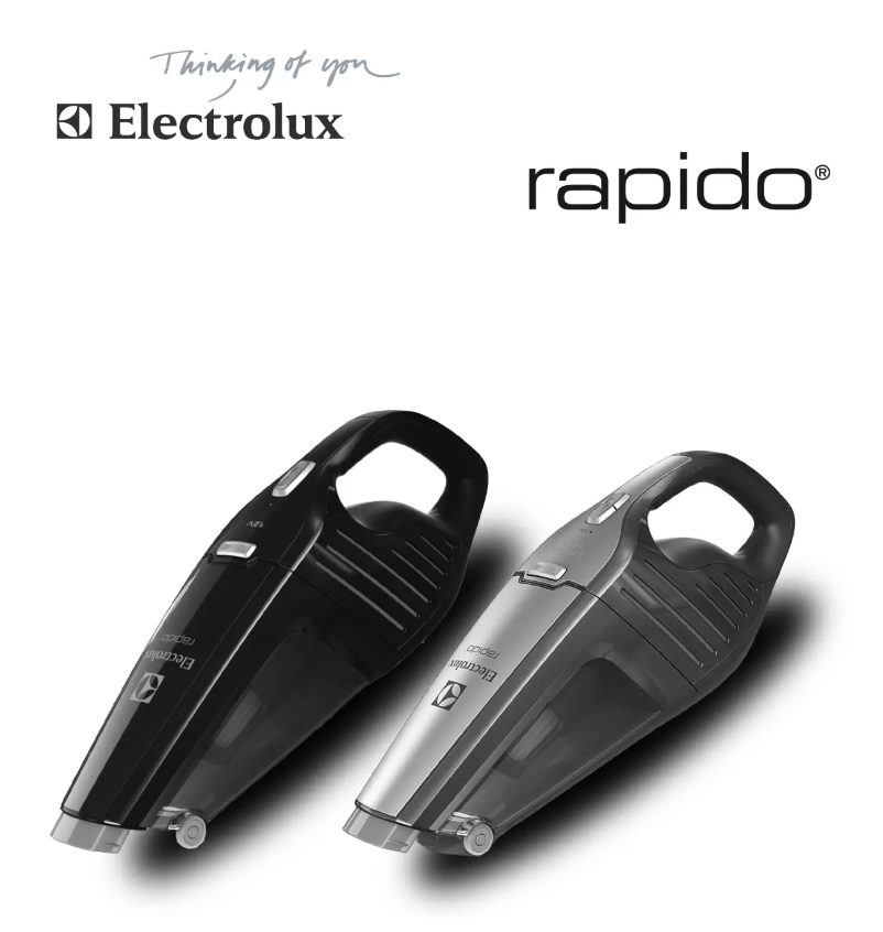 Página 1 del manual Manual de usuario Electrolux Rapido Power EL820A