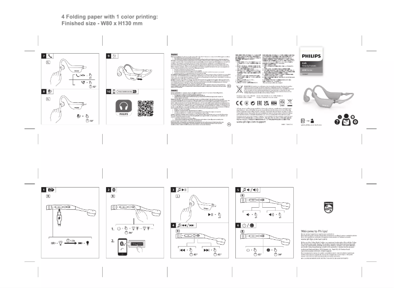 Page 1 of the manual Quick Start Guide Philips TAK4607
