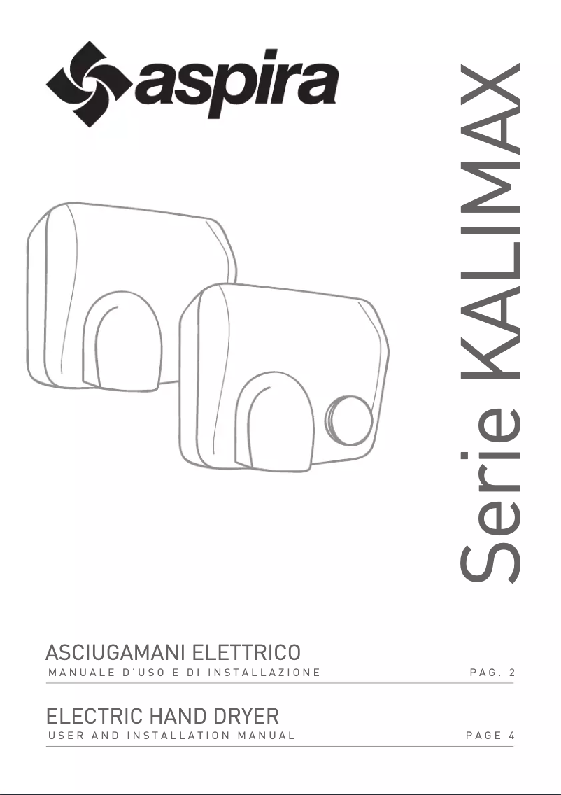 Page 1 de la notice Manuel utilisateur Fantini Cosmi KALIMAX 25A