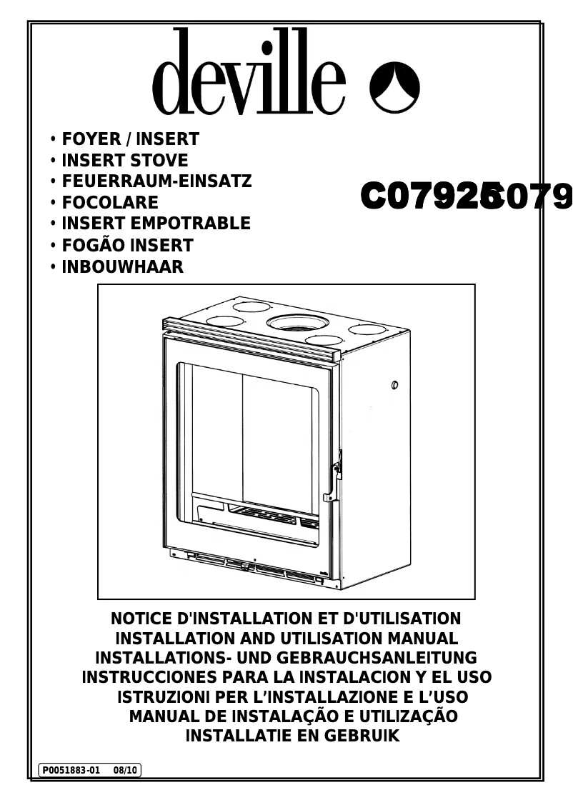Page 1 de la notice Manuel utilisateur Deville Bijou C71 Turbo
