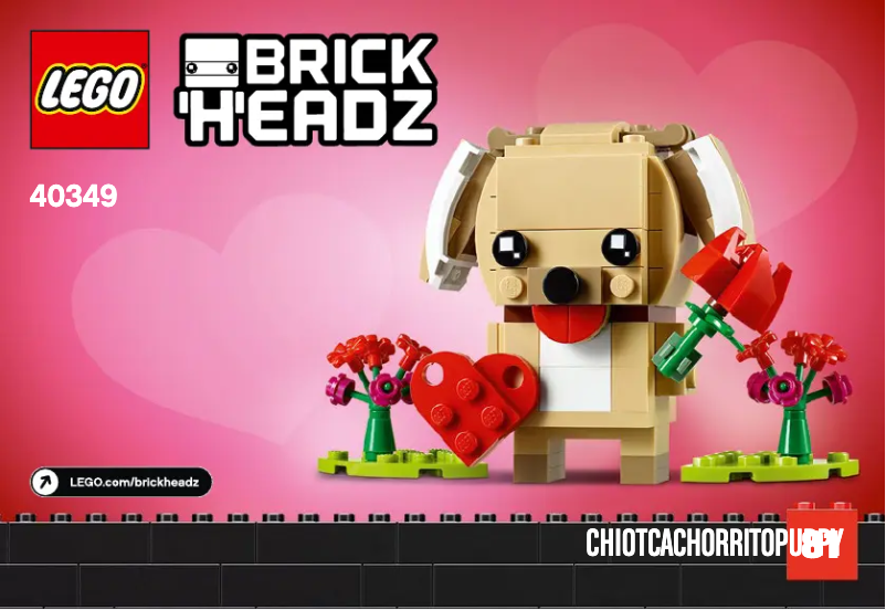 Página 1 del manual Manual de usuario Lego Brickheadz 40349