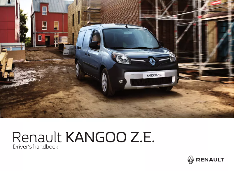 Page 1 de la notice Manuel utilisateur Renault Kangoo Z.E. (2017)